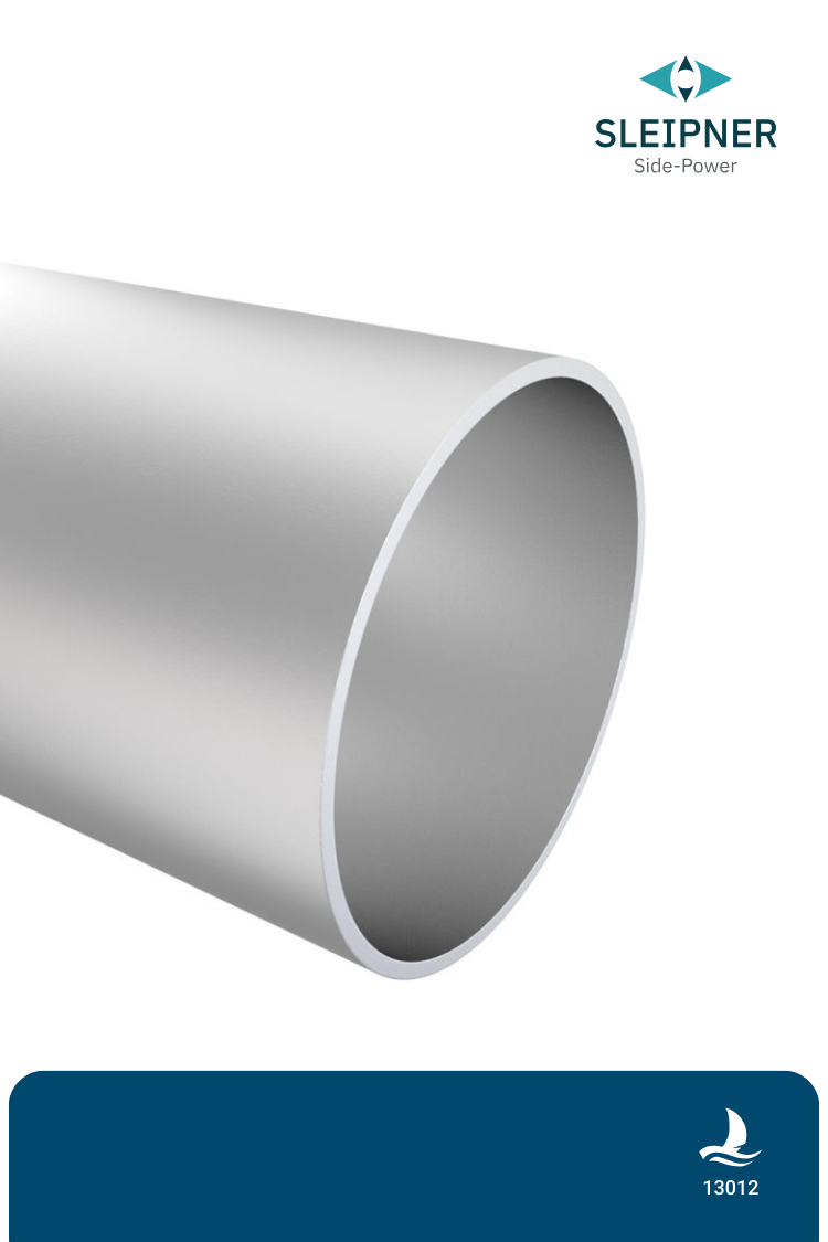 Tunnelrohr Aluminium Ø300 x 10mm, Länge 1.000mm (13012) Side-Power / Sleipner®