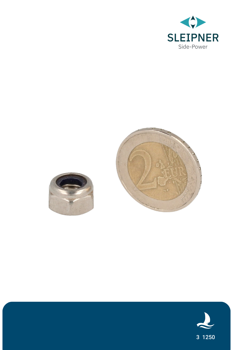 Selbstsichernde Mutter für Propeller SE20/25/30/40/50 (3 1250) Side-Power / Sleipner®