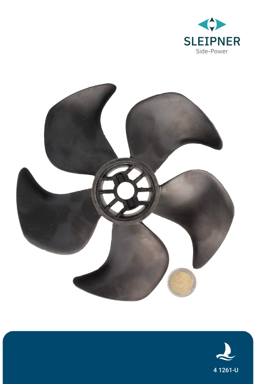 Propeller 5-Blatt Q-Prop™ für umgerüstete Duo-Anlagen Ø185mm (41261-U) Side-Power / Sleipner®