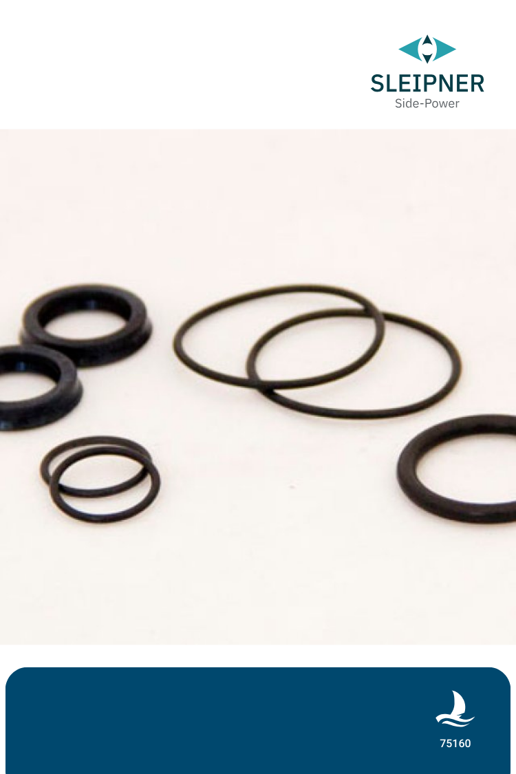 Dichtungssatz für Sleipner® Steuerzylinder SP40 / SP60 (für Zylinder 71030, 71048, 71060) (75160)