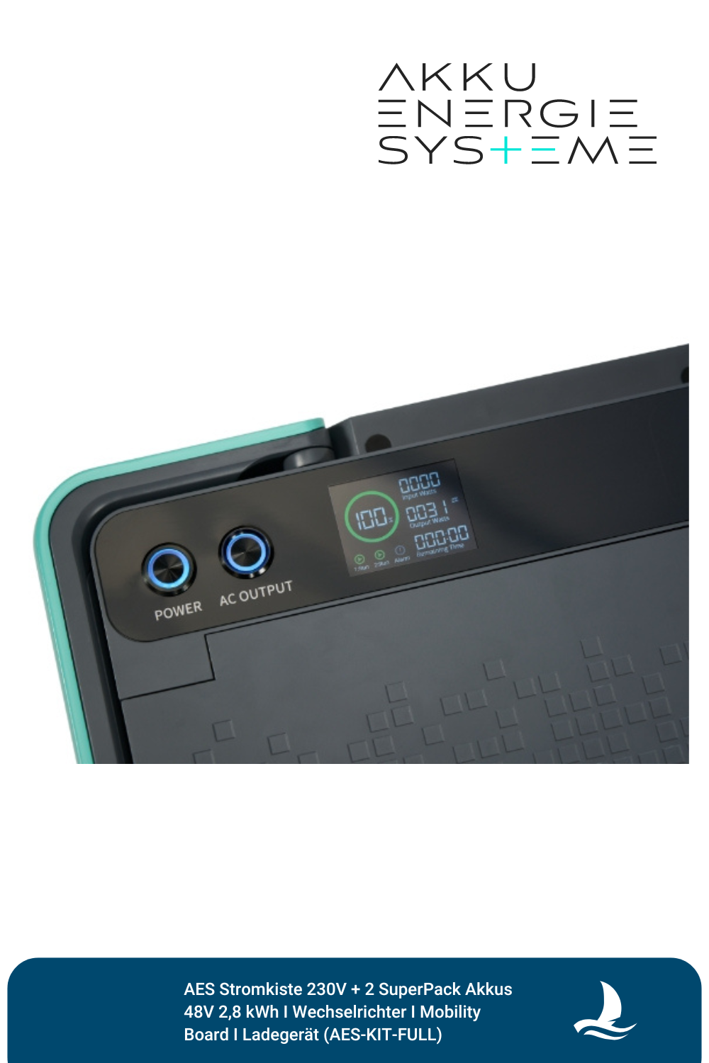 AES Stromkiste 230V inkl. 2 SuperPack Akkus & Zubehör