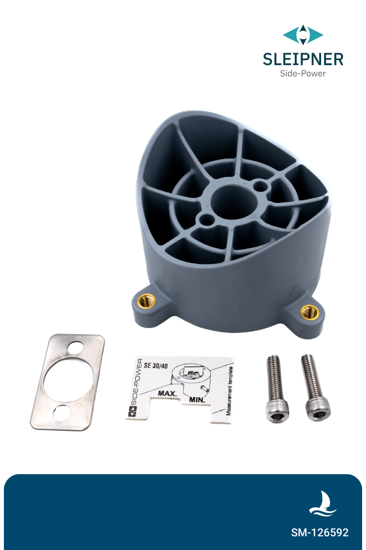Motorhalterung SE30/ SE40-125 S2 (SM-126592) Side-Power / Sleipner®