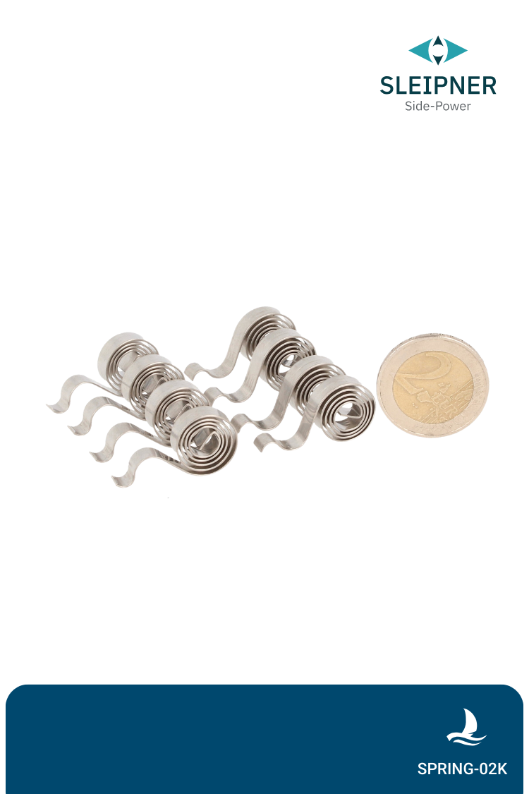 Kohlebürsten-Federn-Kit für SE60 12V, SE80/SE130 12/24V (02K) Side-Power / Sleipner®