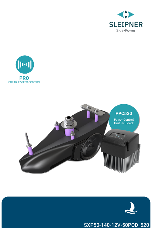 Externe Bug/Heckschraube SXP35 12V (stufenlose Regelung) mit Hydropod 150mm