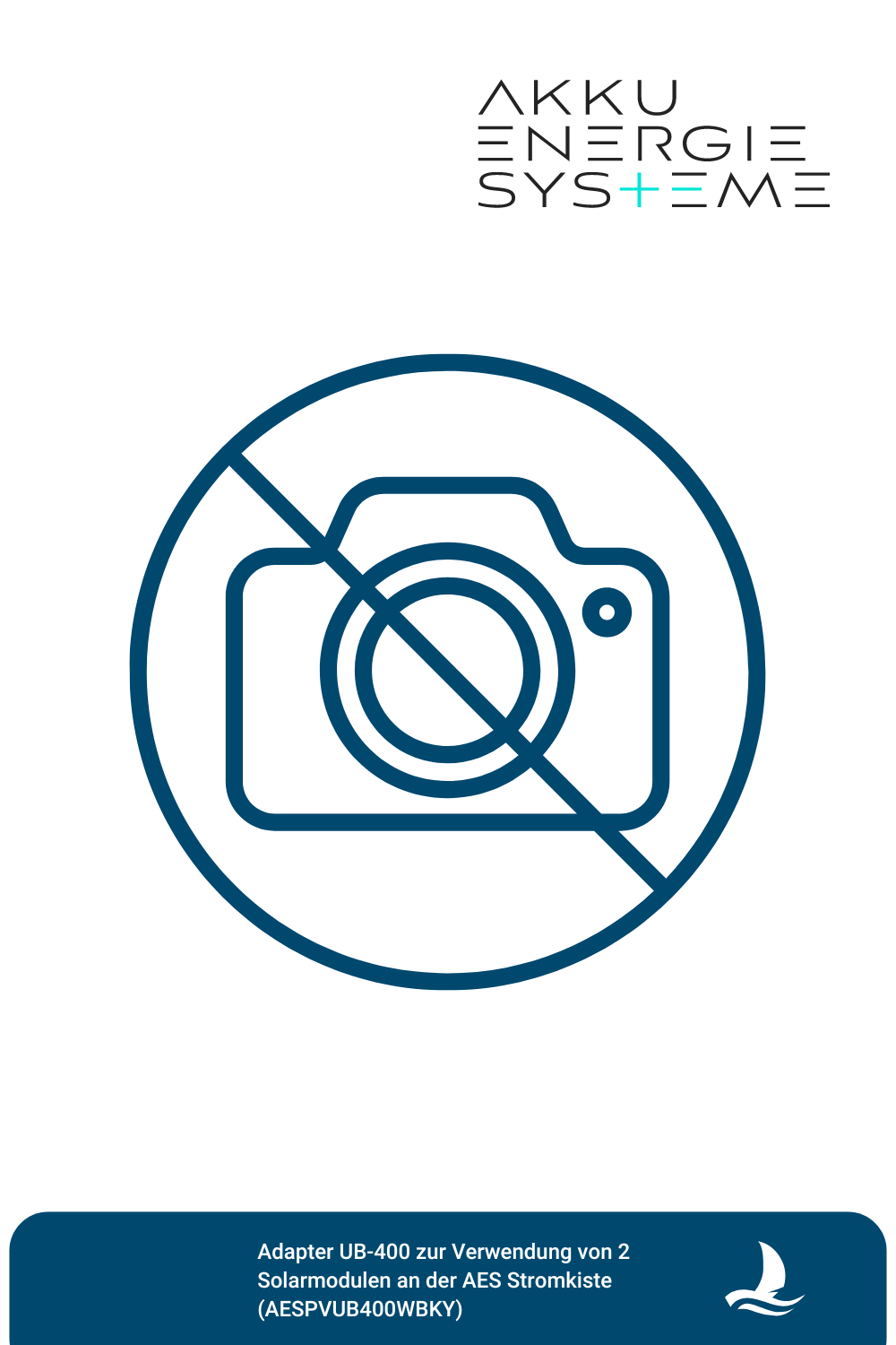 Adapter UB-400 zur Verwendung von 2 Solarmodulen an der AES Stromkiste