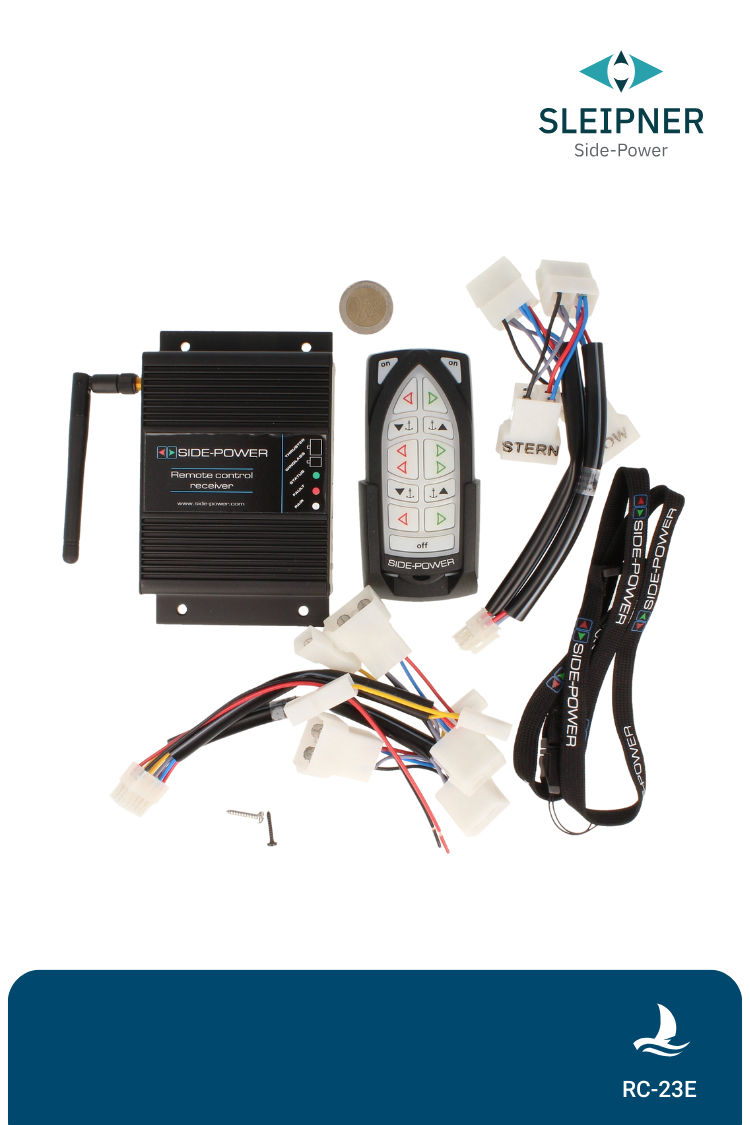 Fernbedienung für Bug / Heckschraube & Bug / Heckanker (RC-23E) Side-Power / Sleipner®