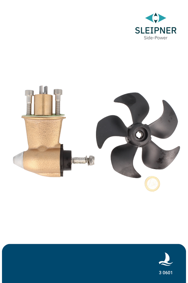Getriebe für Sleipner® SE30 / SE40 mit Propeller, Dichtung & Anode *generalüberholt* (3 0601)
