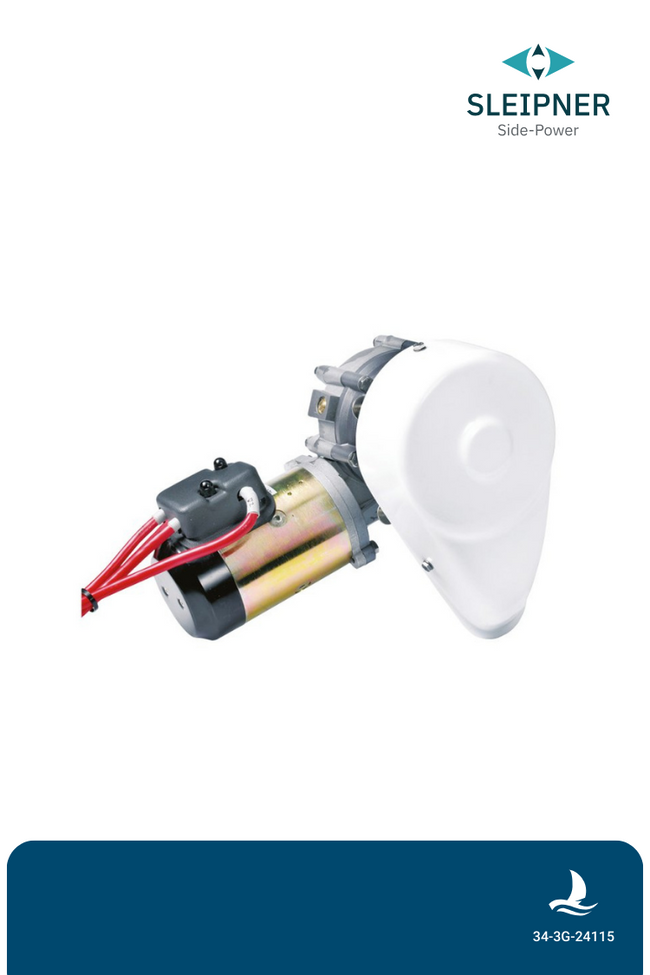 Sleipner® Ankerwinde MAXI 34G - 1500W, 24V / Backbordseite (34-3G-24115)