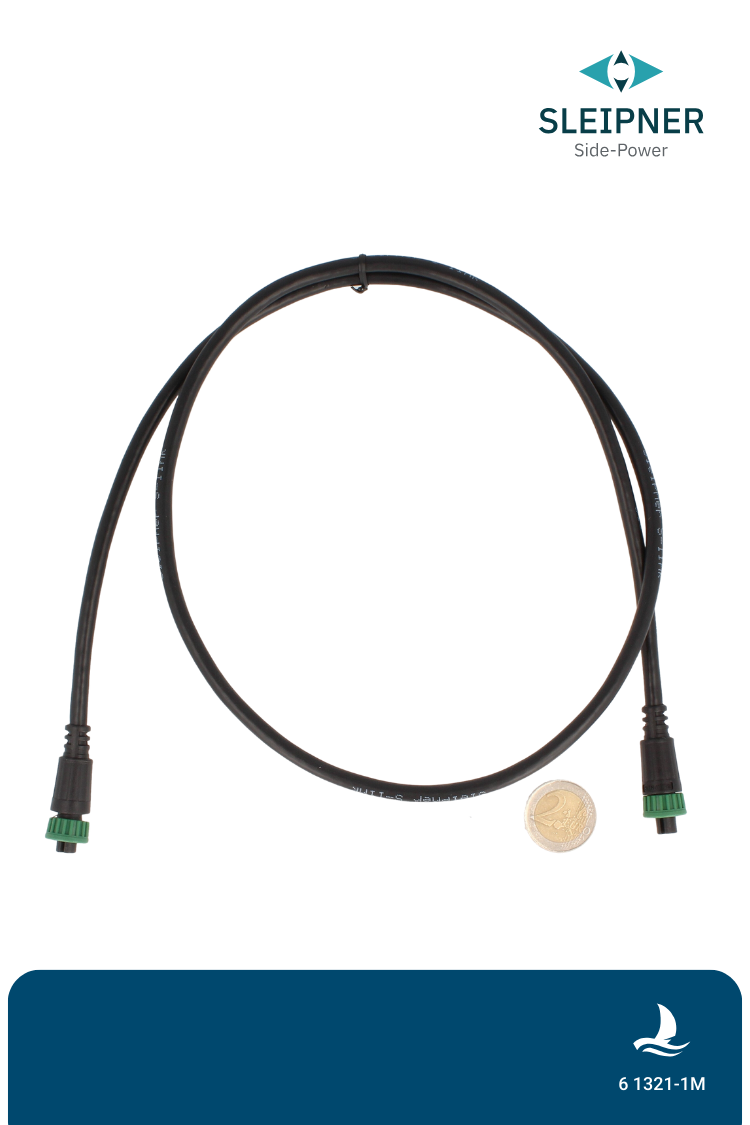Sleipner® S-Link™ Verbindungskabel (Spur) grün I 1m (6 1321-1M)