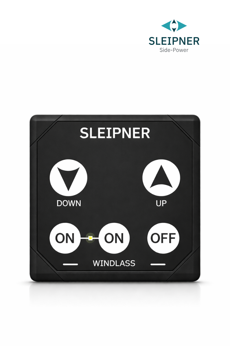 Bedienpanel mit Tipptasten für Sleipner® Ankerwinde, schwarz (86-08950 S)