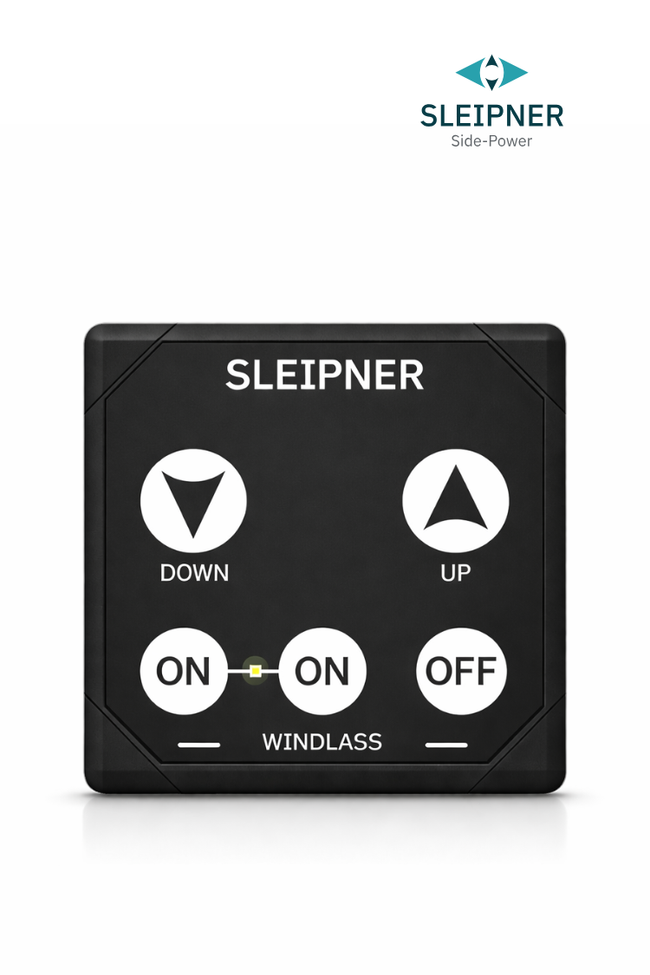Bedienpanel mit Tipptasten für Sleipner® Ankerwinde, schwarz (86-08950 S)