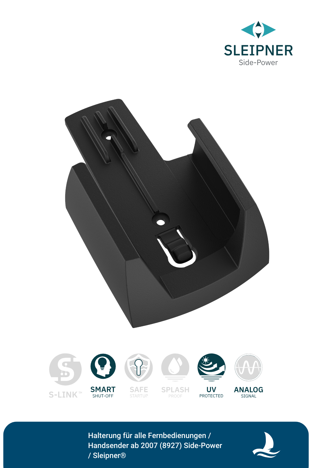 Halterung für alle Sleipner® Fernbedienungen / Handsender ab 2007 (8927 A)