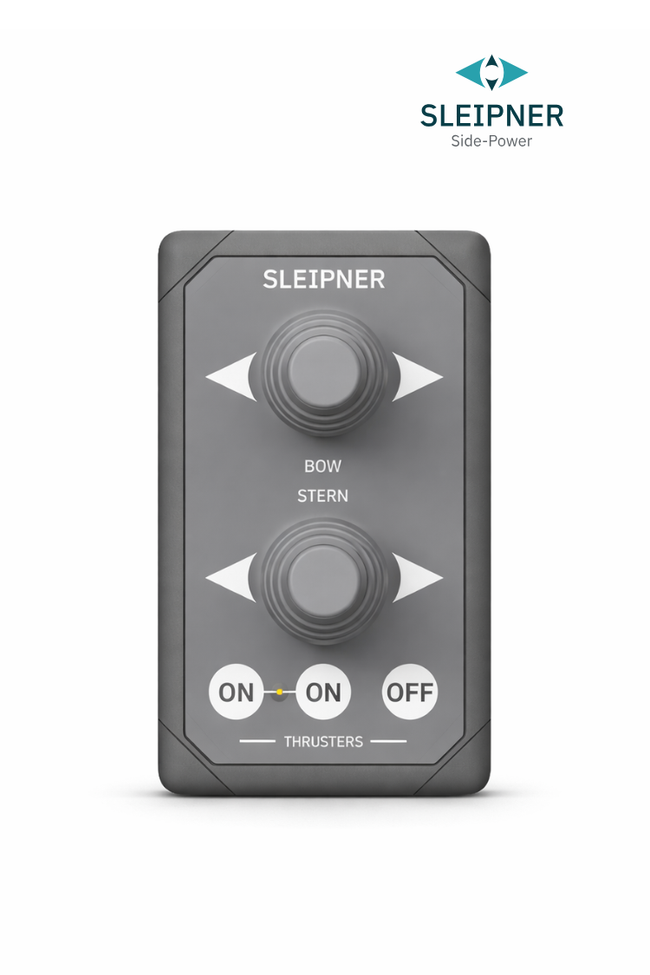 Dual Joystick Bedienpanel für Sleipner® Bug- und Heckstrahlruder, grau (8940 G)