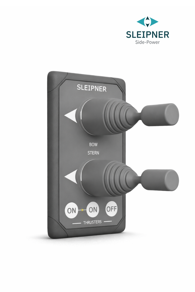 Dual Joystick Bedienpanel für Sleipner® Bug- und Heckstrahlruder, grau (8940 G)