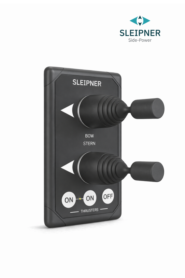 Dual Joystick Bedienpanel für Sleipner® Bug- und Heckstrahlruder, schwarz (8940 S)