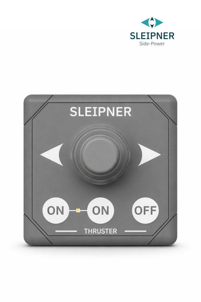 Single Joystick Bedienpanel für Sleipner® Bugstrahlruder, grau (8960 G)