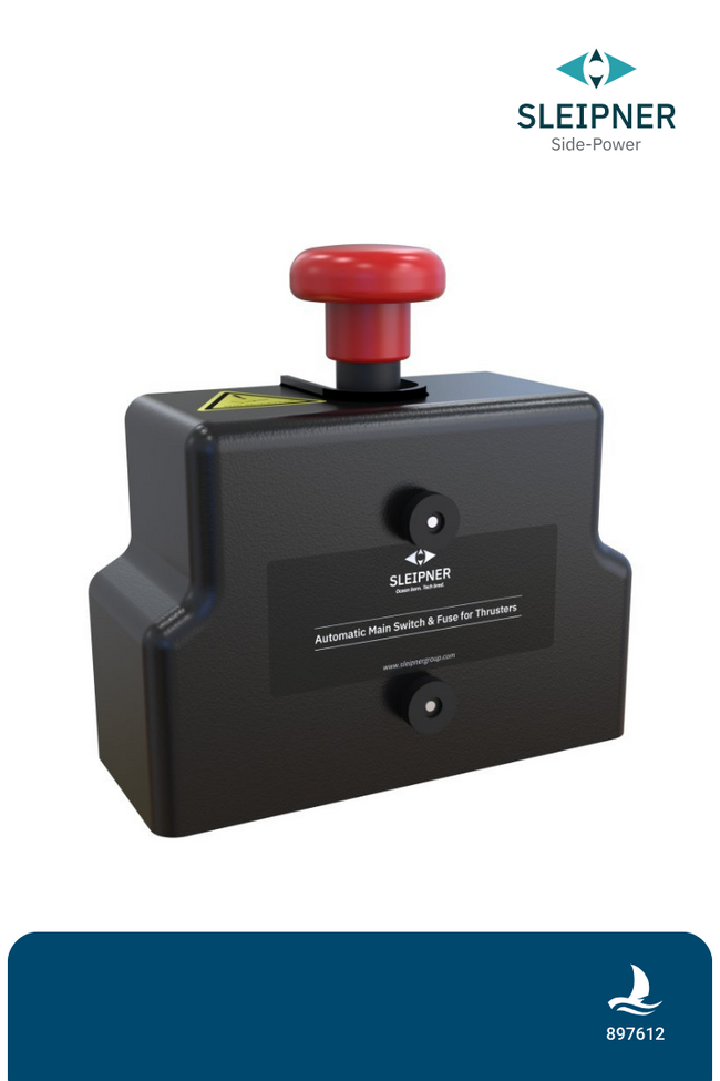 Sleipner® Automatischer Hauptschalter 24V, IP67, Ausführung für Benzin-Motoren (897624-IP)