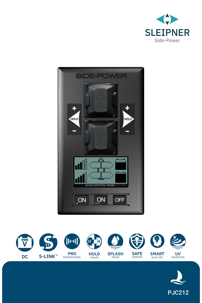 Joystick Dual S-Link für Proportionalsteuerung mit "Hold" Funktion