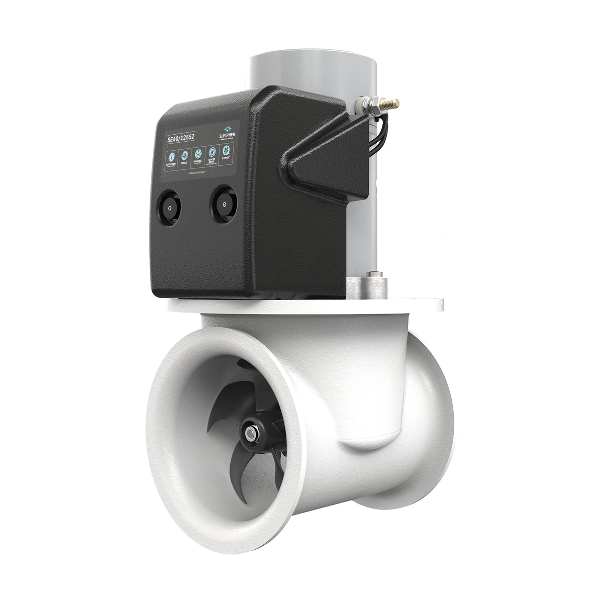 SE40 Bug/Heckstrahlruder in 12V für 125mm Tunnel (SE40/125S2) Side-Power / Sleipner® – zweite Produktansicht
