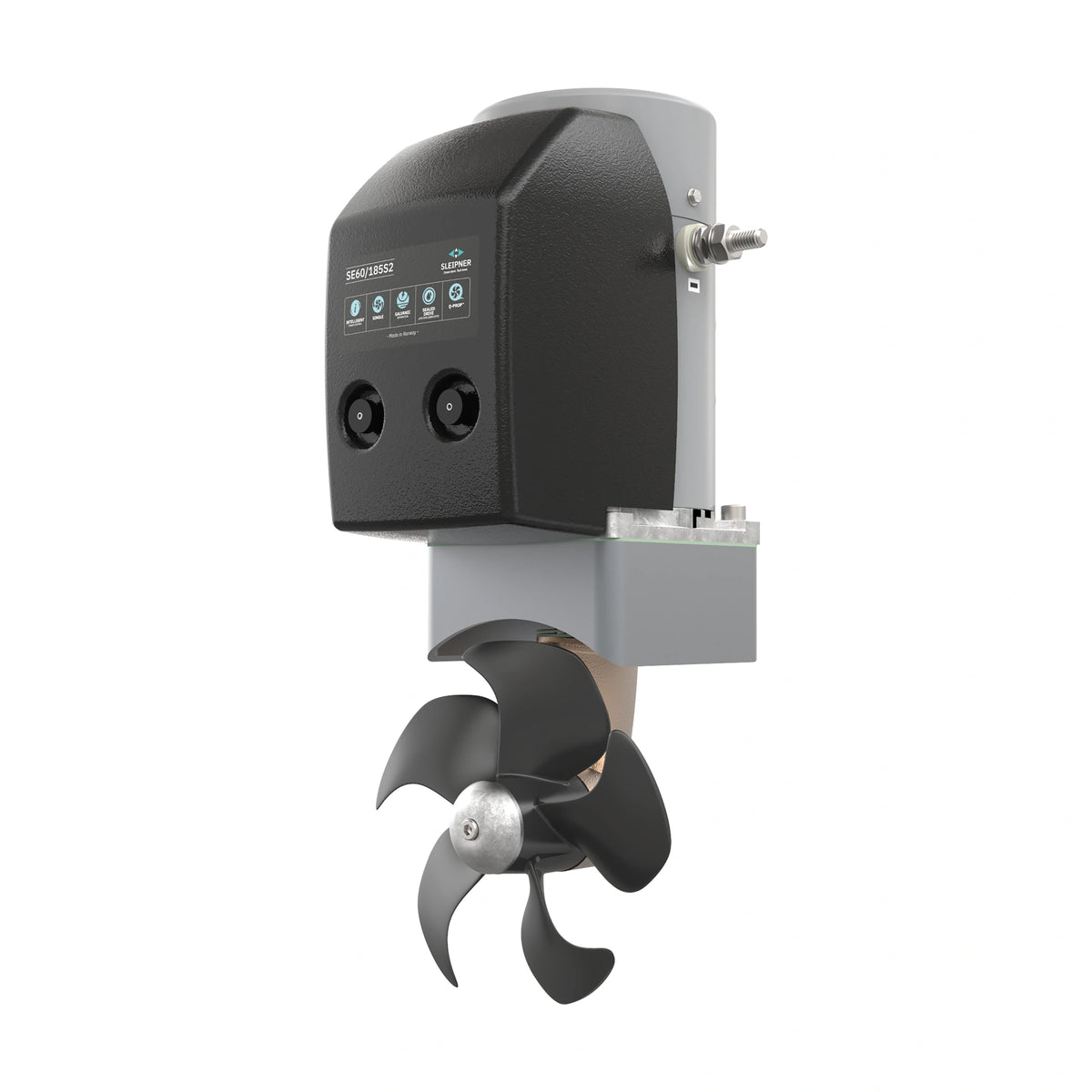 SE60 Bug/Heckstrahlruder in 24V für 185mm Tunnel (SE60/185S2-24V) Side-Power / Sleipner® – Hauptansicht
