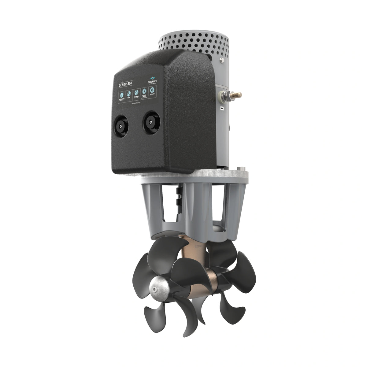 SE80 Bug/Heckstrahlruder in 12V für 185mm Tunnel (SE80/185T-12V) Side-Power / Sleipner® – Hauptansicht