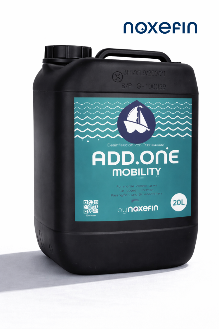 ADD.ONE MOBILITY by noxefin® - Wasseraufbereitung & Trinkwasserdesinfektion I 20 Liter