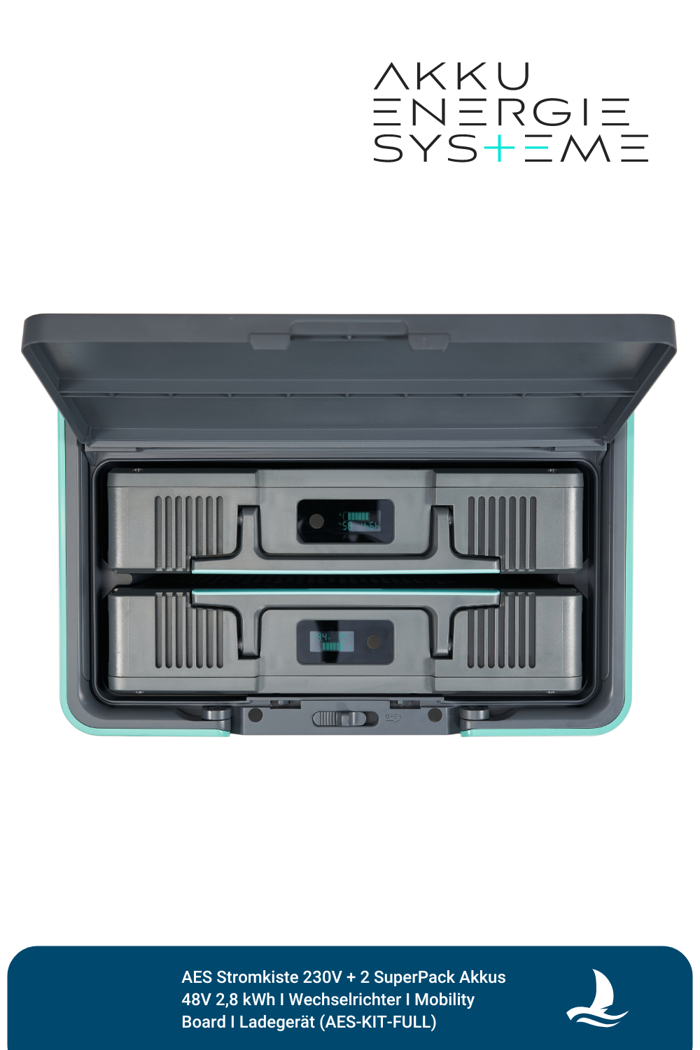 AES Stromkiste 230V inkl. 2 SuperPack Akkus & Zubehör