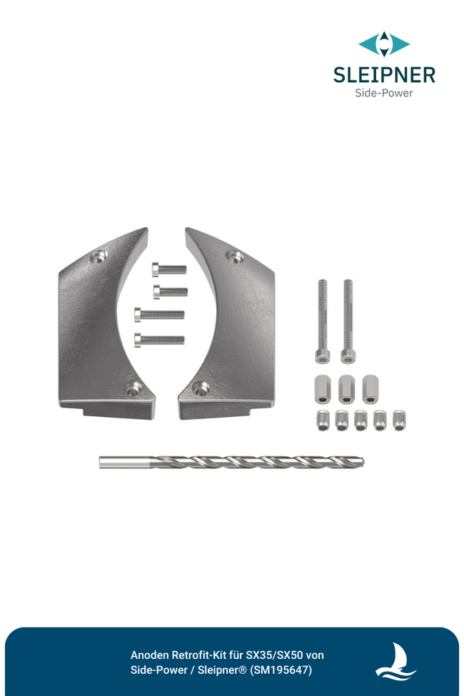 Anoden Retrofit-Kit für SX35/SX50 von Side-Power / Sleipner® (SM195647)