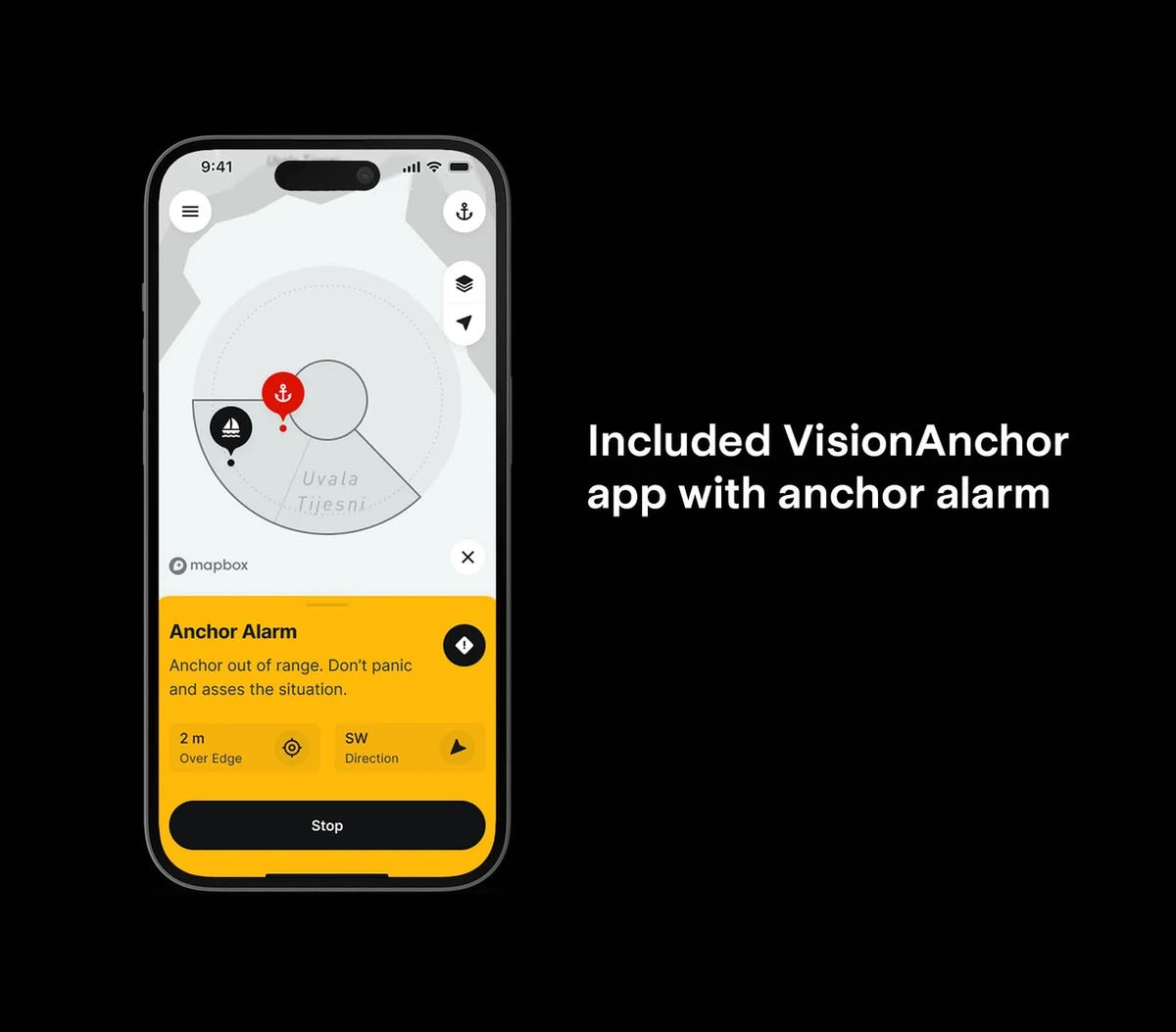 VisionAnchor S I Die smarte Ankerboje mit Echtzeit Lokalisierung & App Überwachung