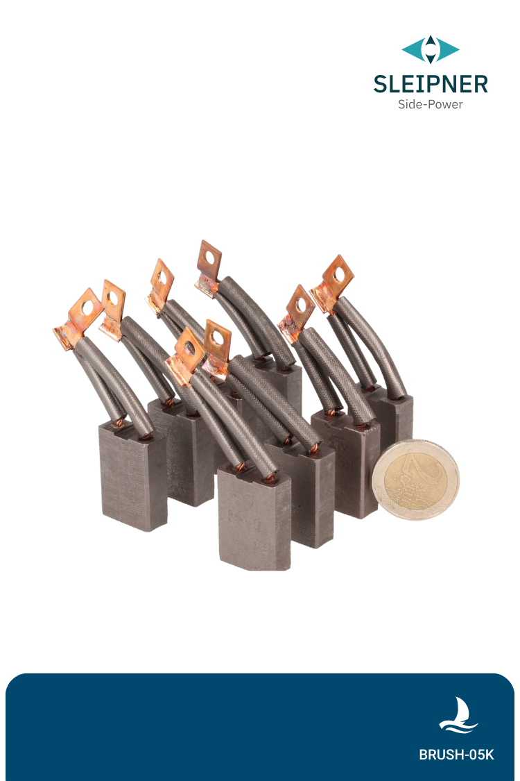 Kohlenbürsten für  SP75/SE80 12V  SE170  (05K) set of 8 Side-Power / Sleipner®