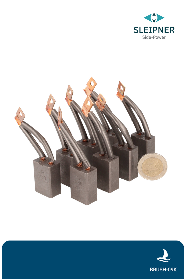 Kohlenbürsten für SP125/SE130 24V (09K) set of 8 Side-Power / Sleipner®