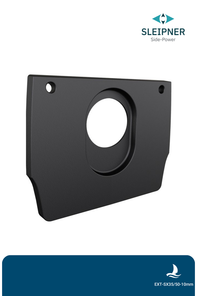 Distanzplatte (10mm) zwischen Anlage und Rumpf für Sleipner® Heckstrahlruder SX35 / SX50 (EXT-SX35/50-10mm)