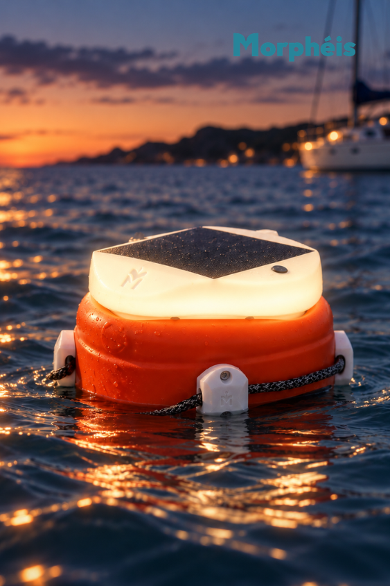 Morphéis® intelligente GPS-Ankerboje – Ankerüberwachung mit Solar, Alarm & SMS