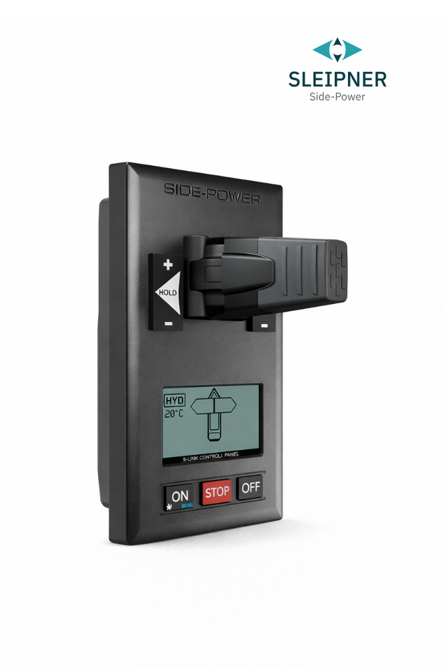 Single Joystick für hydraulische Bugstrahlruder der Sleipner® SAC/SH-Serie / S-Link™ / Hold-Funktion (PJC221)