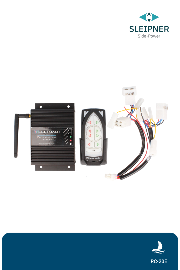 Fernbedienung für Bug- und Heckschrauben (RC-20E) Side-Power / Sleipner®