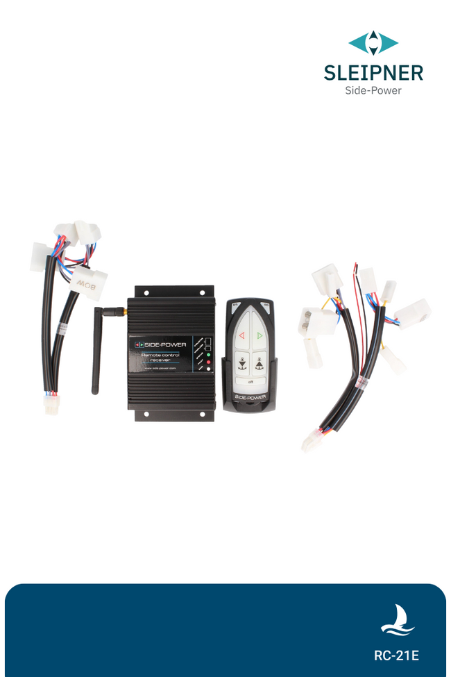 Fernbedienung für Bugschraube & Ankerwinde (RC-21E) Side-Power / Sleipner®