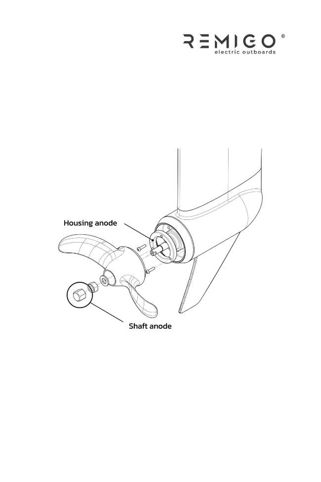 Remigo® Anoden-Set Zink für RemigoOne / RemigoOne Neo E-Außenborder