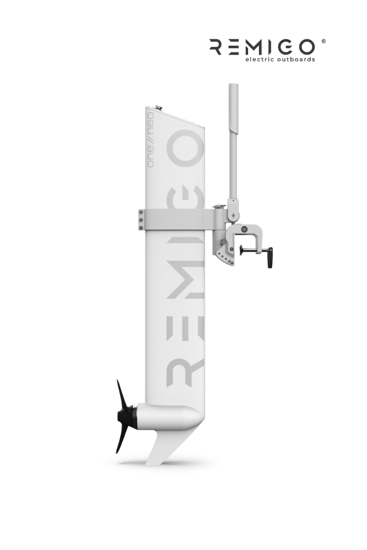 RemigoOne Neo I 1500 Watt E-Außenborder mit Boost-Funktion I Für Boote bis 7m Länge und 1,5t Gewicht