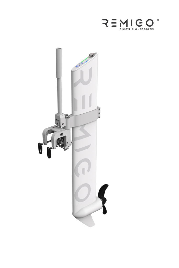 RemigoOne Neo I 1500 Watt E-Außenborder mit Boost-Funktion I Für Boote bis 7m Länge und 1,5t Gewicht