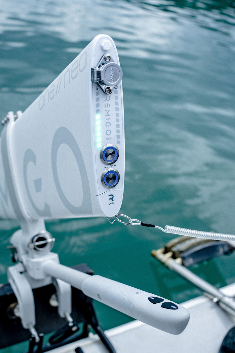 RemigoOne Neo I 1500 Watt E-Außenborder mit Boost-Funktion I Für Boote bis 7m Länge und 1,5t Gewicht