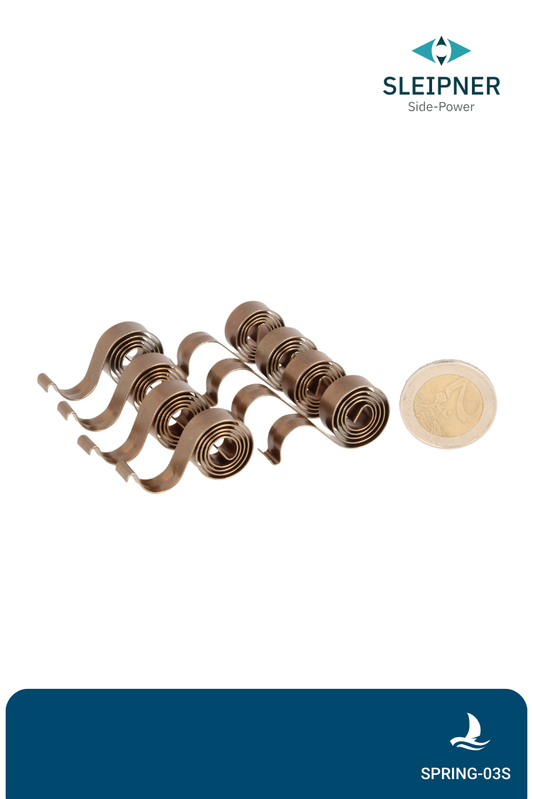 Kohlebürsten-Federn-Kit für SP95 / SP100 / SP125 / SP130 in 12V (SPRING-03S) Side-Power / Sleipner®