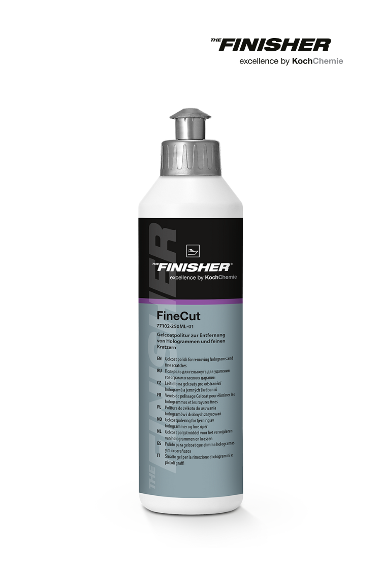 TheFinisher® FineCut 250ml I Gelcoatpolitur zur Entfernung von Hologrammen und feinen Kratzern (77102-250ML-01)