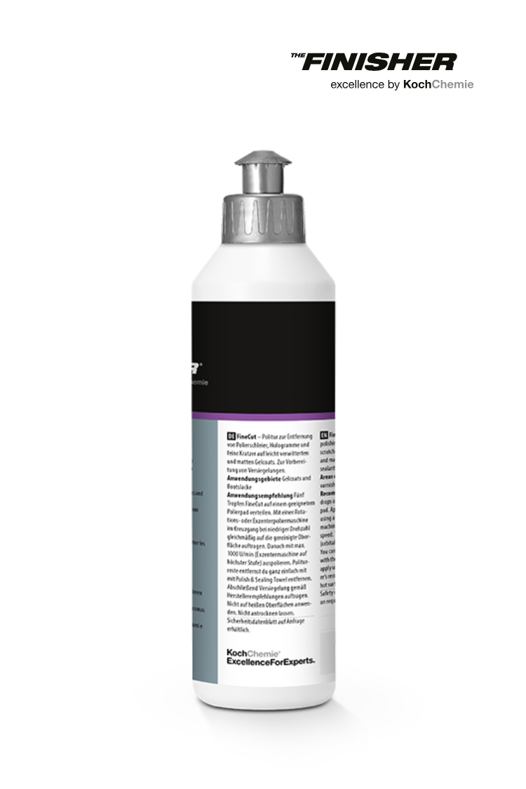 TheFinisher® FineCut 250ml I Gelcoatpolitur zur Entfernung von Hologrammen und feinen Kratzern (77102-250ML-01)