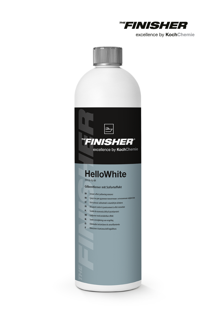 TheFinisher® HelloWhite 1L I Hochwirksamer Kraftreiniger für Gelcoat und Lack (77113-1L-01)