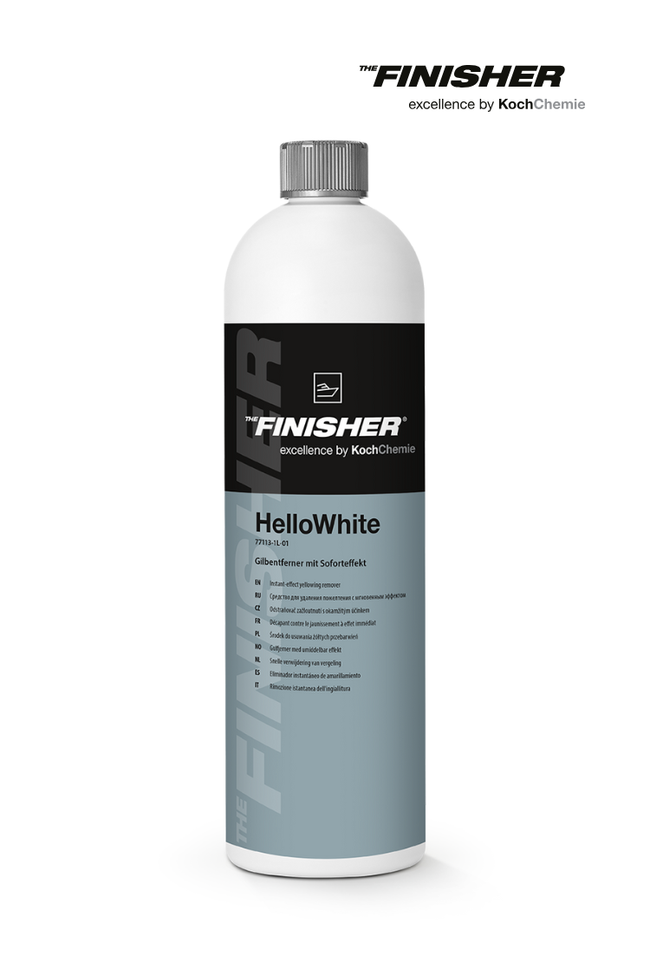 TheFinisher® HelloWhite 1L I Hochwirksamer Kraftreiniger für Gelcoat und Lack (77113-1L-01)