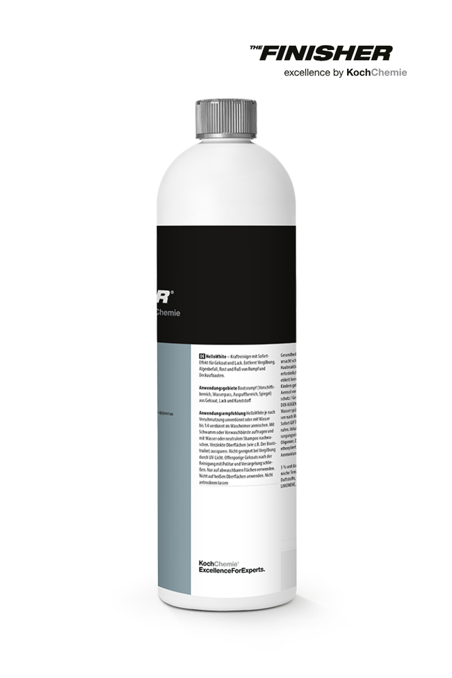 TheFinisher® HelloWhite 1L I Hochwirksamer Kraftreiniger für Gelcoat und Lack (77113-1L-01)