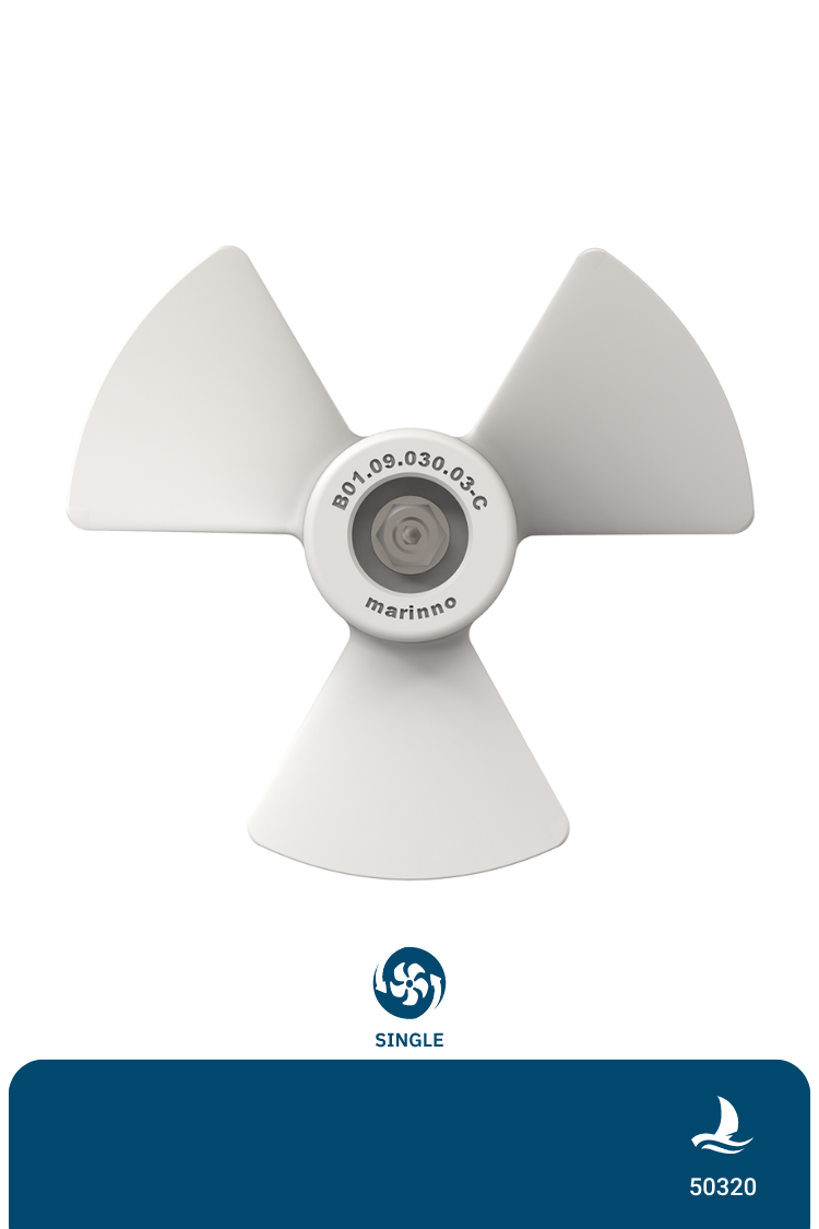 Propeller kit EX25 C/35S/40C/55S für EXTURN 12Volt Anlagen – Marinevertrieb